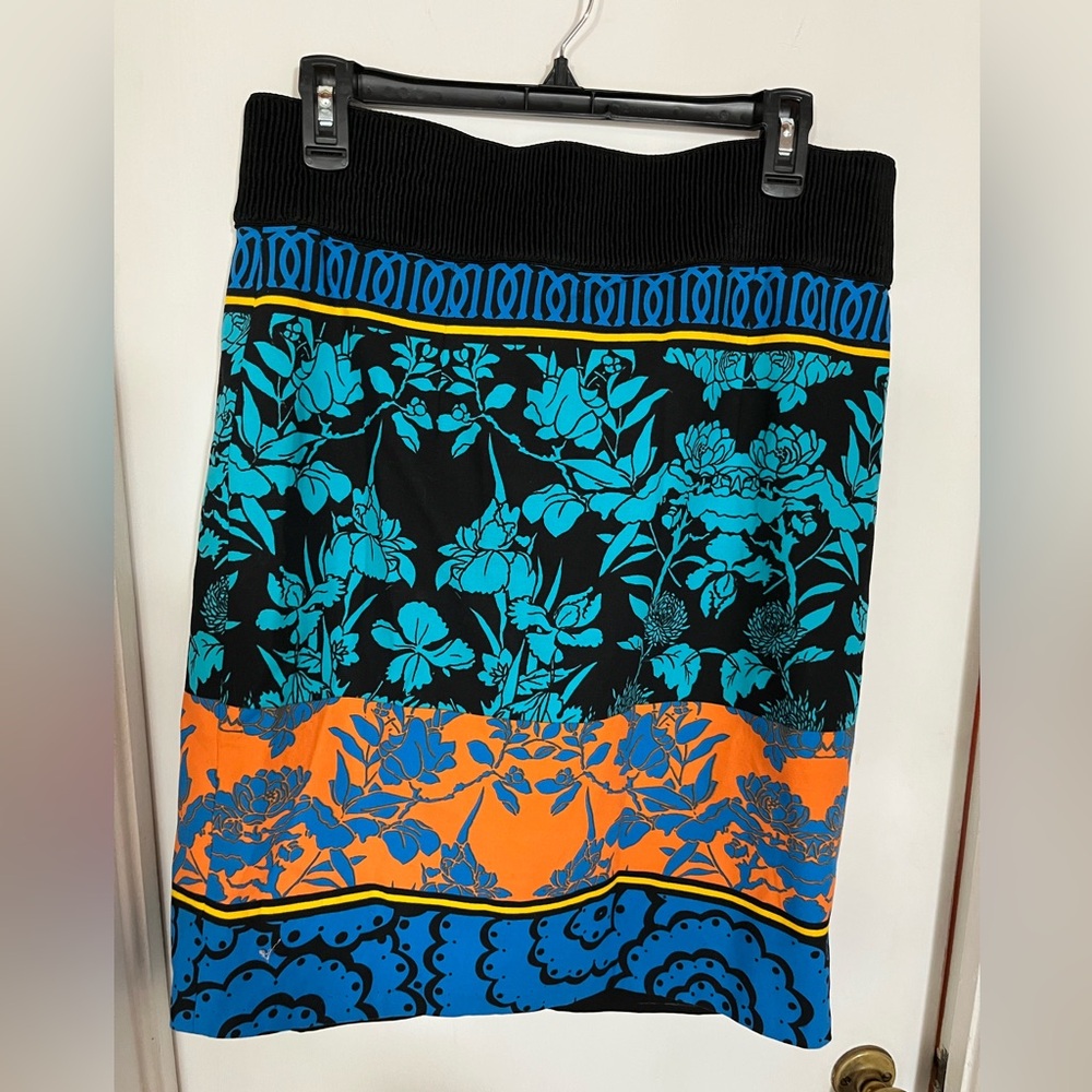 Plenty by Tracy Reese Black and Blue Skirt